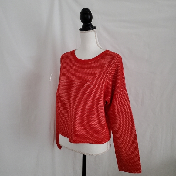 Theory Tamrist Striped Knit long sleeve Sweater sz Med - Picture 4 of 11